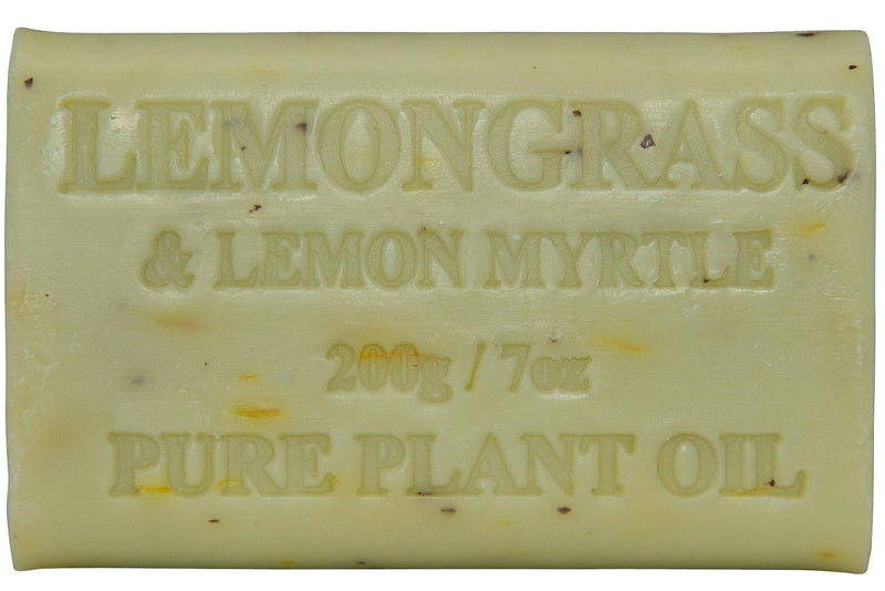 lemongrass and lemon myrtle soap