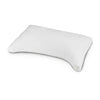 White arch support pillow on a white background
