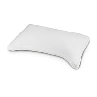 White arch support pillow on a white background