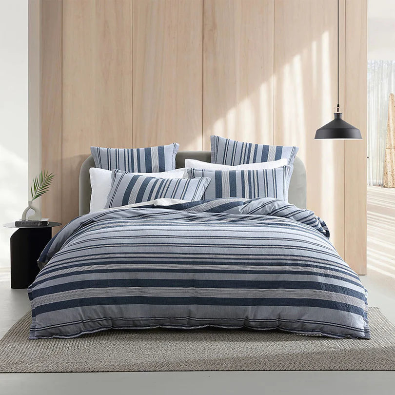 Hunter Indigo Quilt Cover Set Range