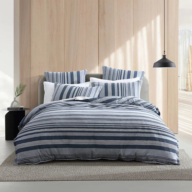 Hunter Indigo Quilt Cover Set Range