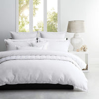 Ascot White Quilt Cover Set