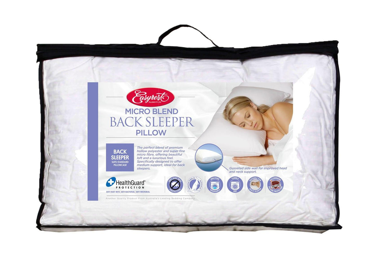 Micro blend back sleeper pillow