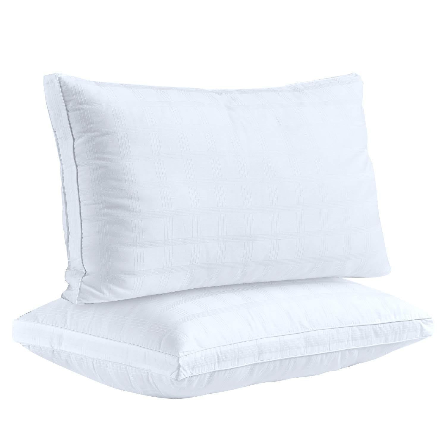 SLEEP GUSSETED MEDIUM 2 PACK PILLOWS