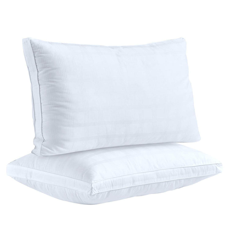 SLEEP GUSSETED MEDIUM 2 PACK PILLOWS